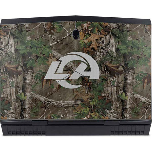 NFL Los Angeles Rams Realtree Xtra Green Camo Dell Alienware Skin